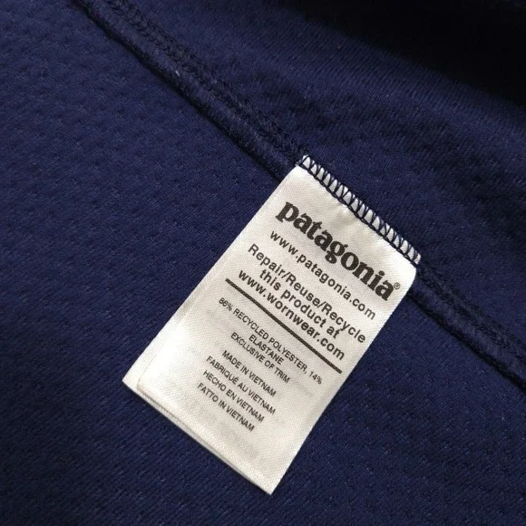 Patagonia Adze Jacket Womens XL Blue Wind Water Resistant Softshell Midweight - Picture 10 of 12